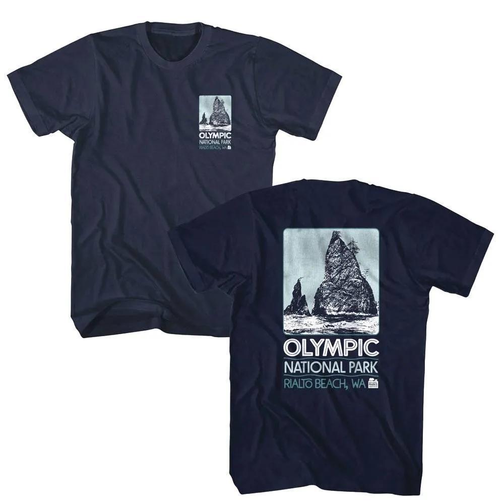 Olympic National Park Rialto Beach Unisex T Shirt 2 Sided